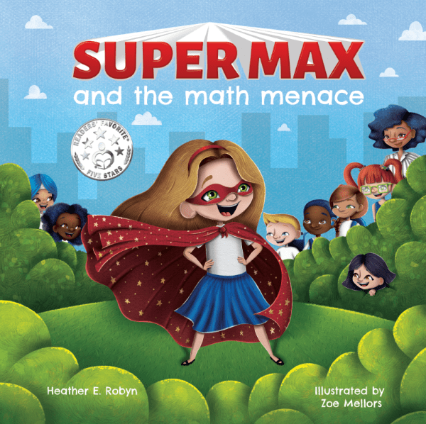 Image of the book cover of Super Max and the Math Menace